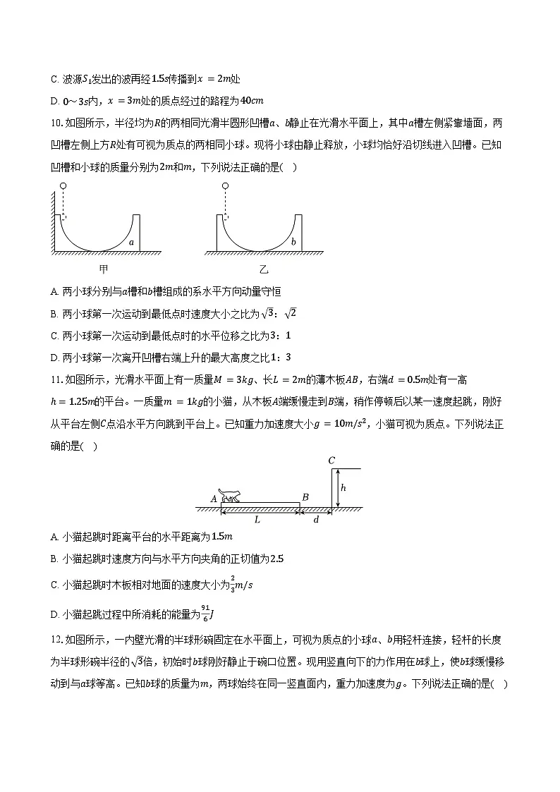 2025-2026学年山东省青岛市城阳区高三（上）期中物理试卷（含答案）第3页