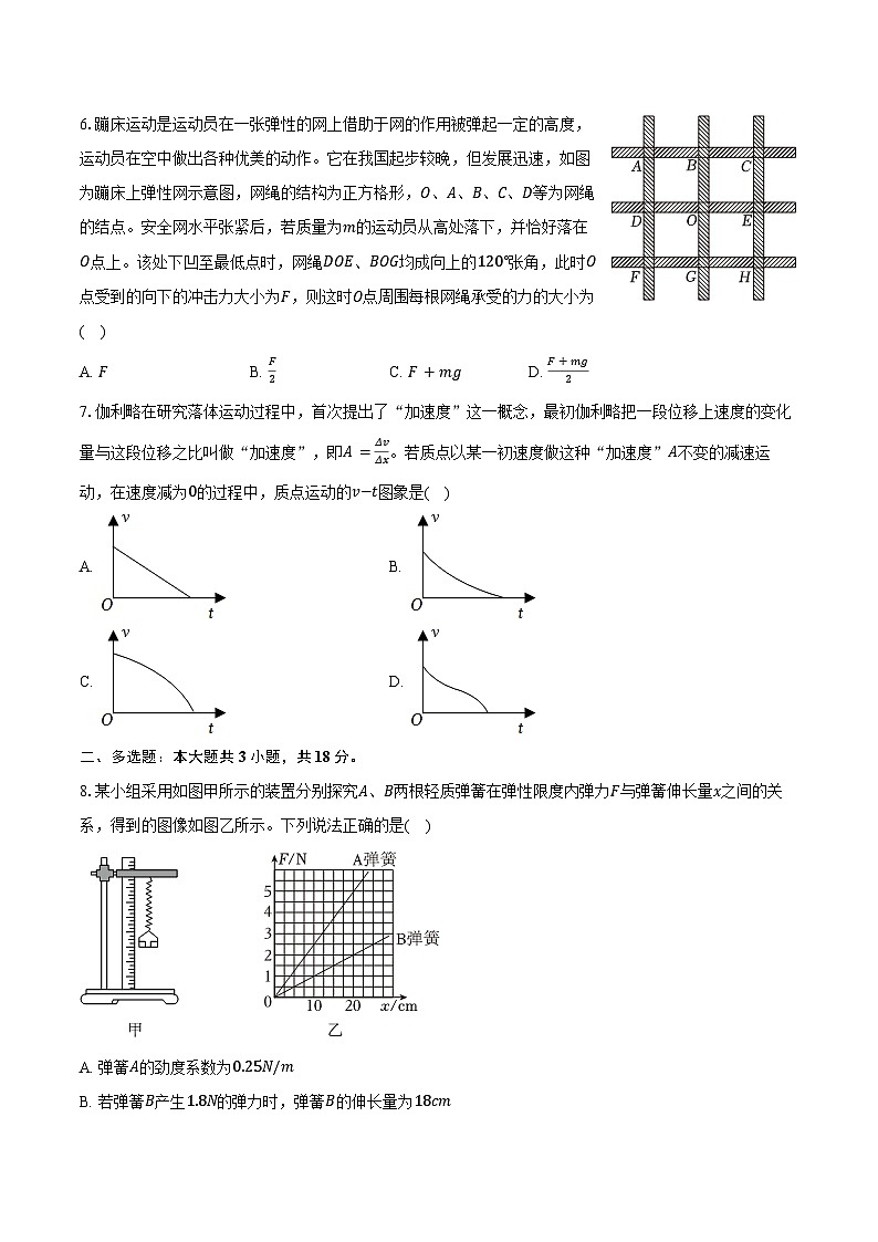 2025-2026学年四川省成都市盐道街中学高一（上）期中物理试卷（含答案）第2页
