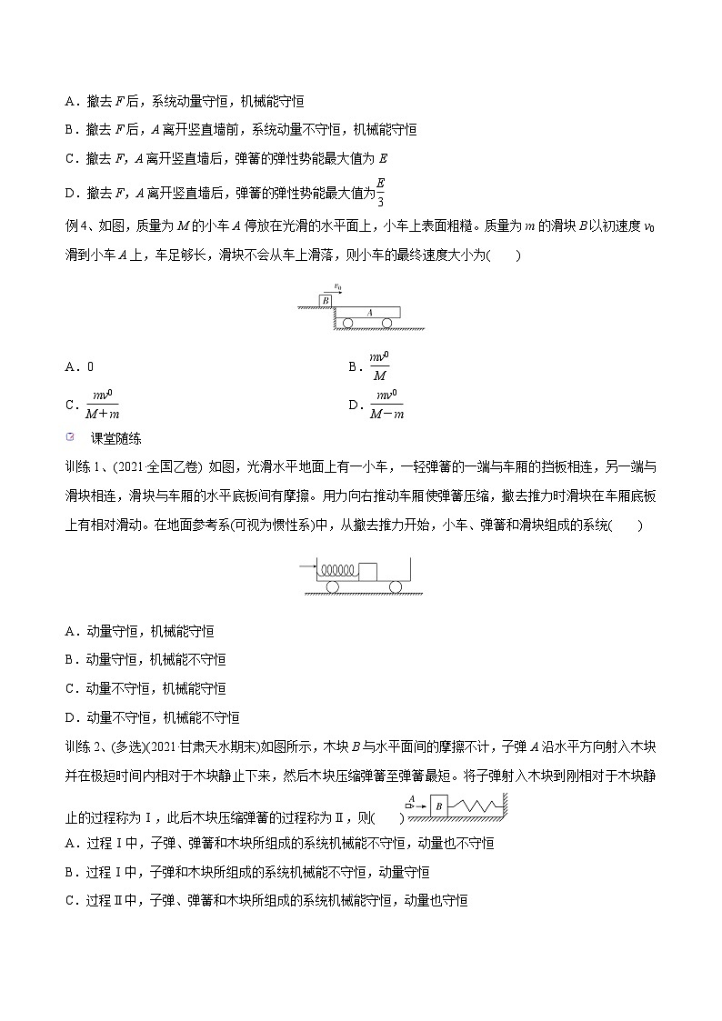 高三物理一轮复习精讲精练 第二讲 动量守恒定律及其应用（原卷版）第3页