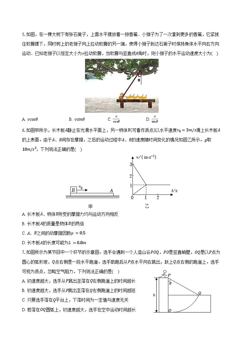2024-2025学年云南民族大学附中高一（上）期末物理试卷（含答案）第2页