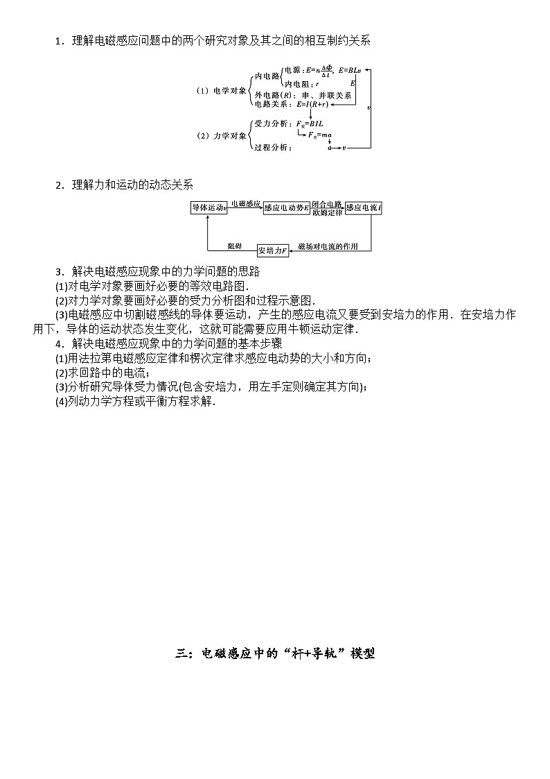 （人教版）选择性必修第二册高二物理期末复习专题强化训练二 动力学、能量、电路、动量在电磁感应的应用（含答案解析）第2页