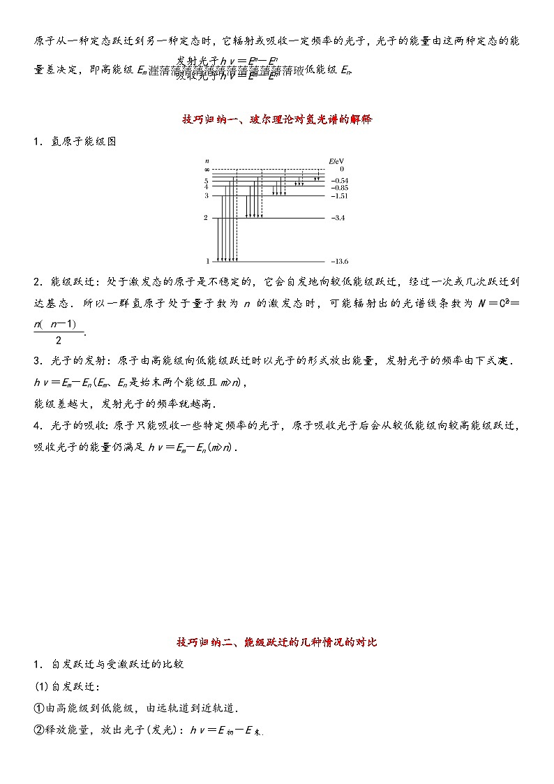 （人教版）选择性必修第三册高二物理同步考点突破精讲精练4.4氢原子光谱和玻尔的原子模型（含答案解析）第3页
