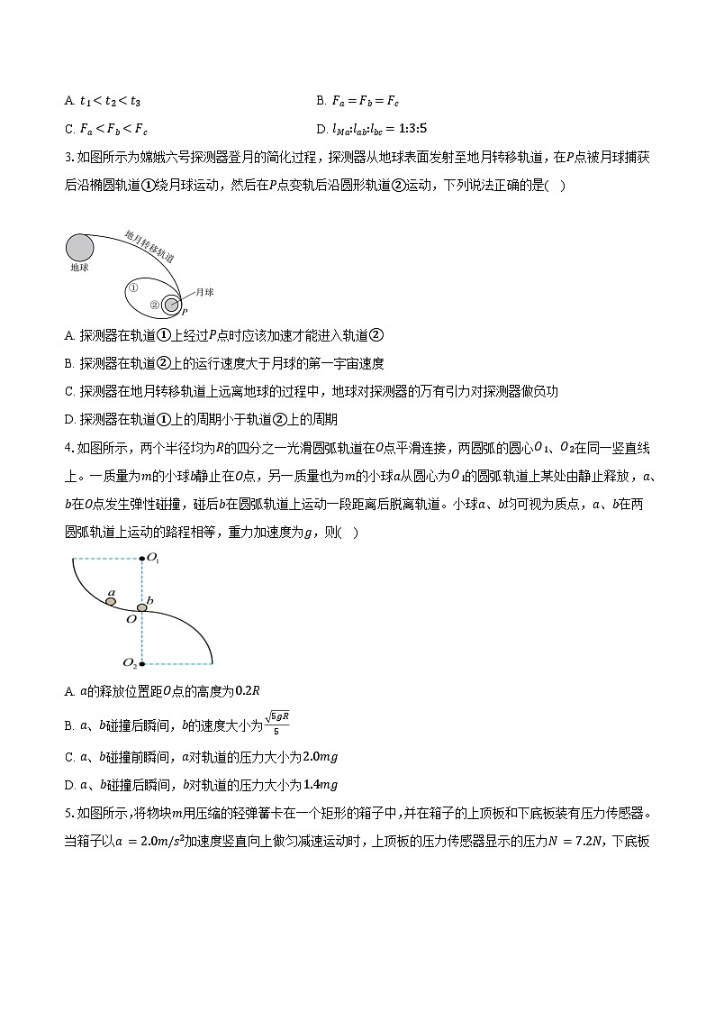 安徽省合肥市2025-2026学年高三（上）期末模拟物理试卷第2页