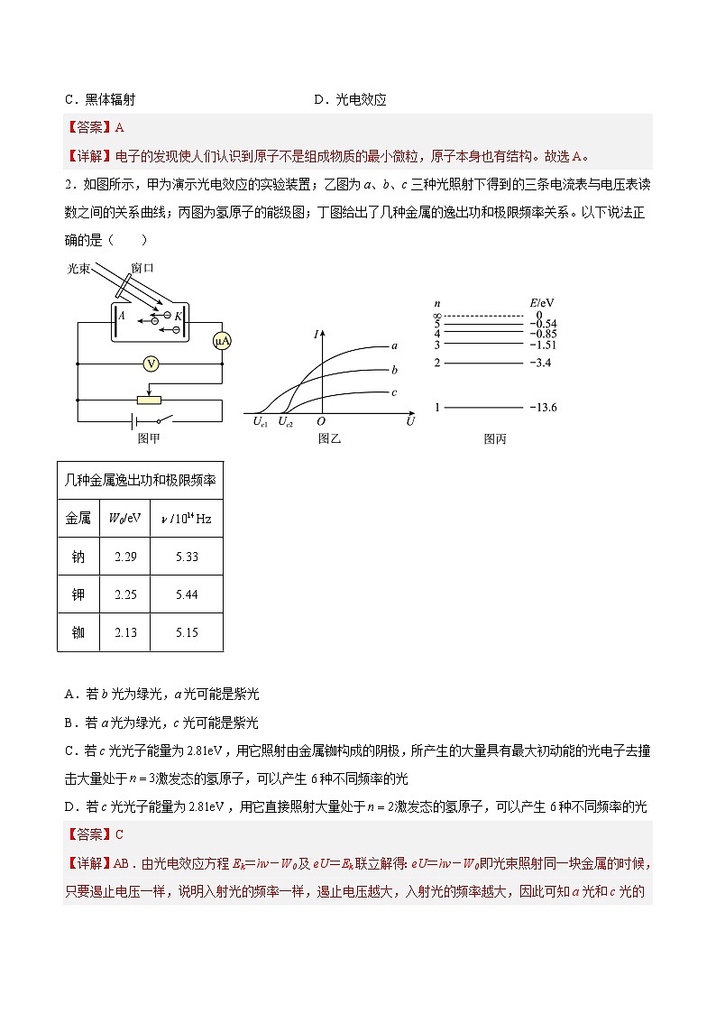 （人教版）选择性必修第三册高二物理同步课后培优练习4.6本章复习提升（解析版）第2页