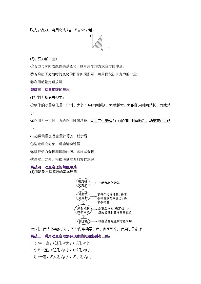 （人教版）选择性必修第一册高二物理同步学案1.2 动量定理（解析版）第2页