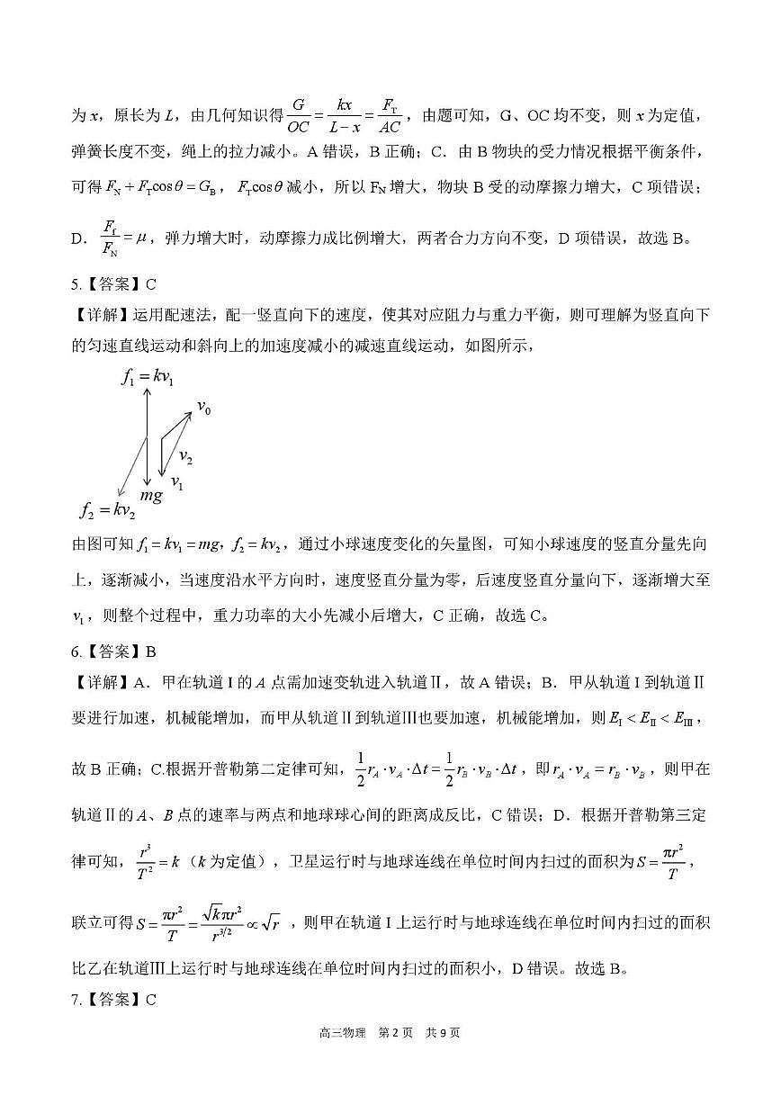 河北NT20名校联合体2026届高三上学期12月月考物理答案第2页