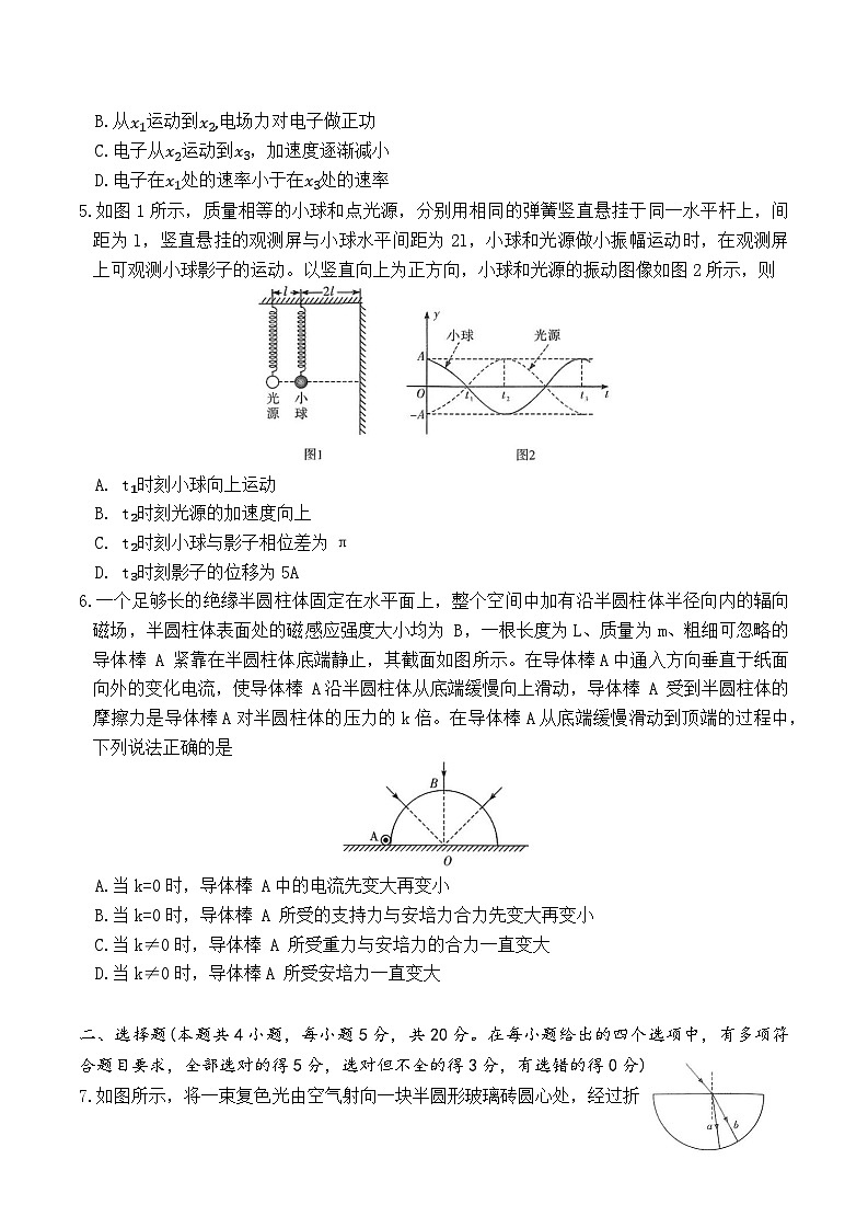 长沙市一中高二12月物理试卷第2页