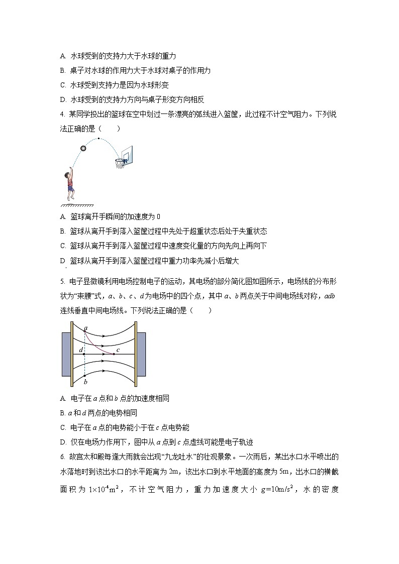 浙江省金砖高中联盟2025-2026学年高二上学期11月期中物理试卷（学生版）第2页