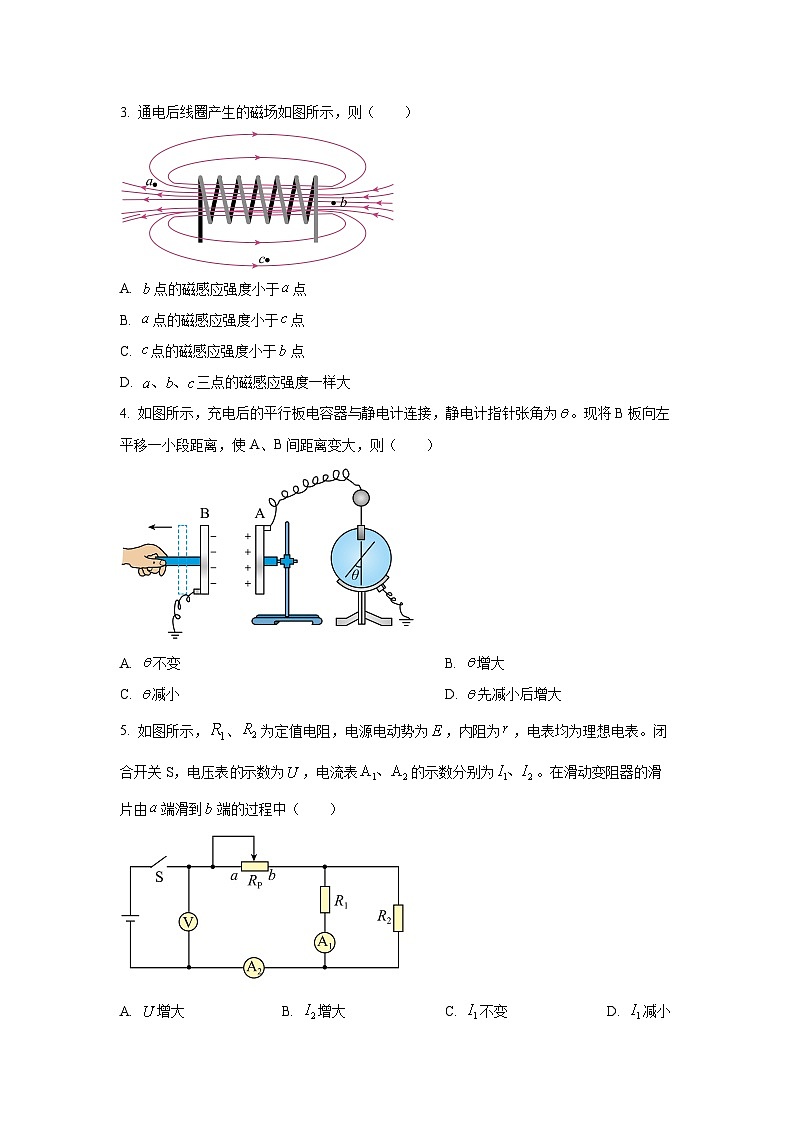 2025-2026学年海南省高二上学期学业水平诊断（一）物理试卷（学生版）第2页
