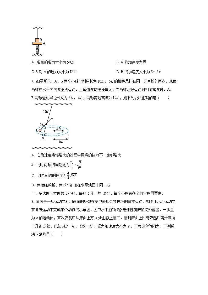 2025-2026学年河南省濮阳外国语学校高三上学期10月月考物理试卷（学生版）第3页