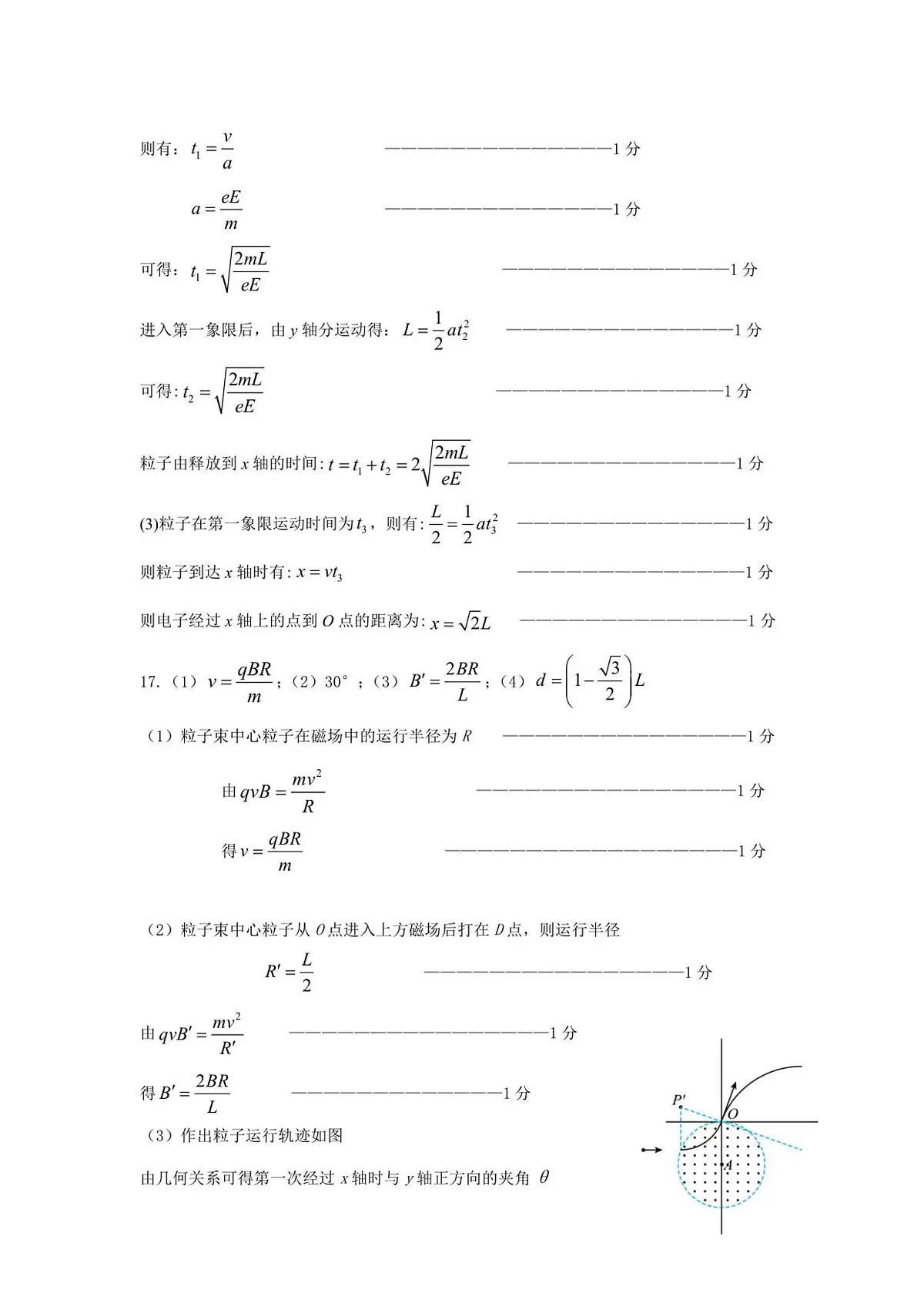 高二物理答案第2页