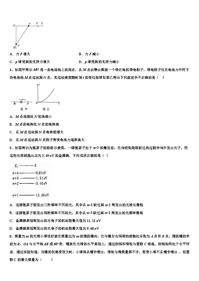 2026届安徽省合肥市庐阳区第一中学高考仿真卷物理试题含解析第2页