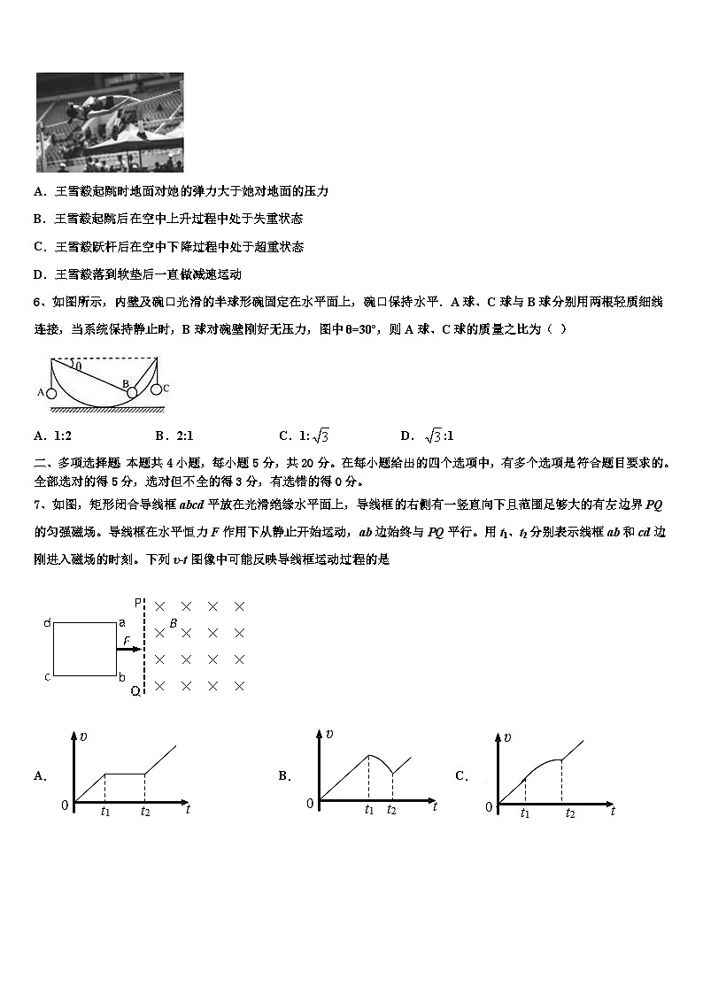 2026届安徽省合肥市庐阳区第一中学高考压轴卷物理试卷含解析第3页