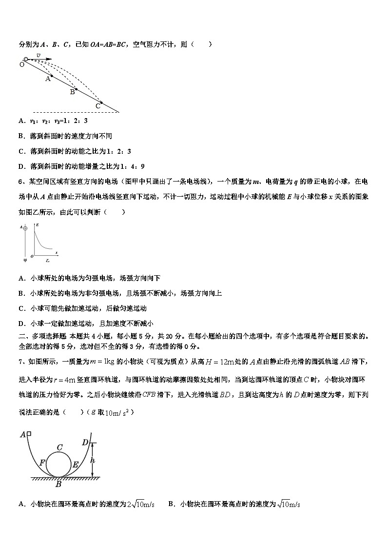 2026届安徽省池州市第一中学高考物理倒计时模拟卷含解析第2页