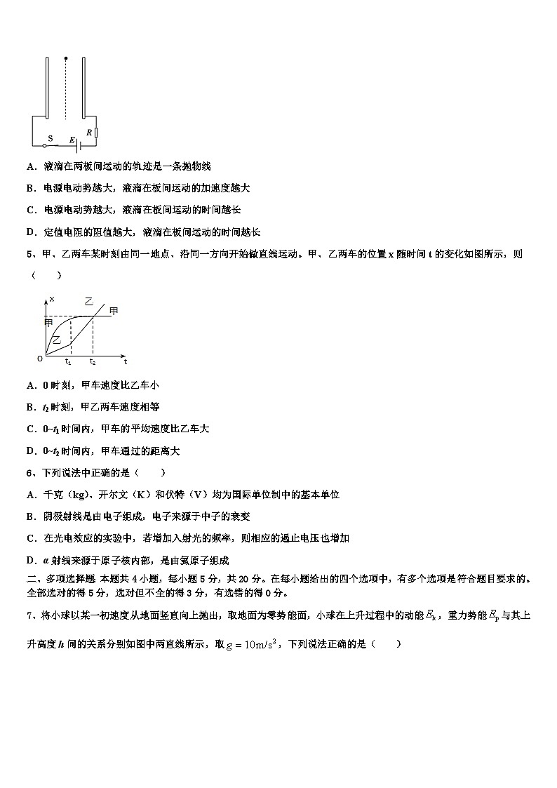 2026届安徽省滨湖寿春中学高考物理倒计时模拟卷含解析第2页