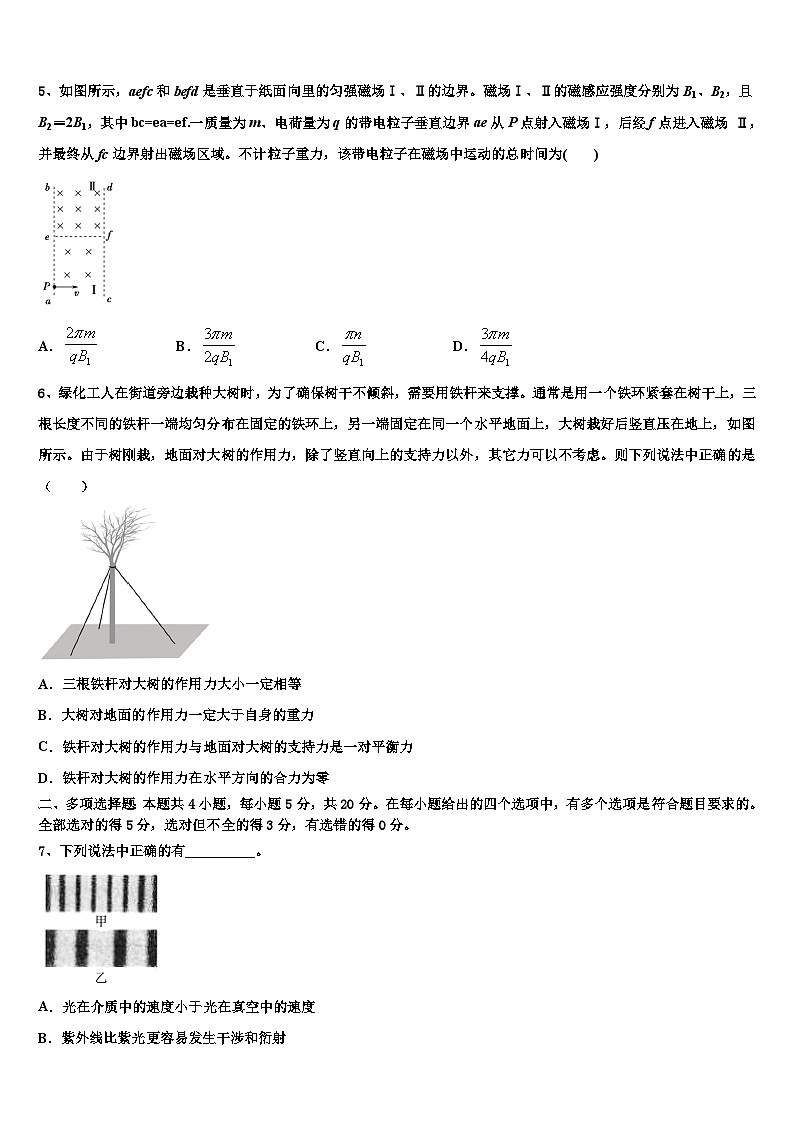 2026届安徽省阜阳市颍州区阜阳三中高考物理倒计时模拟卷含解析第2页
