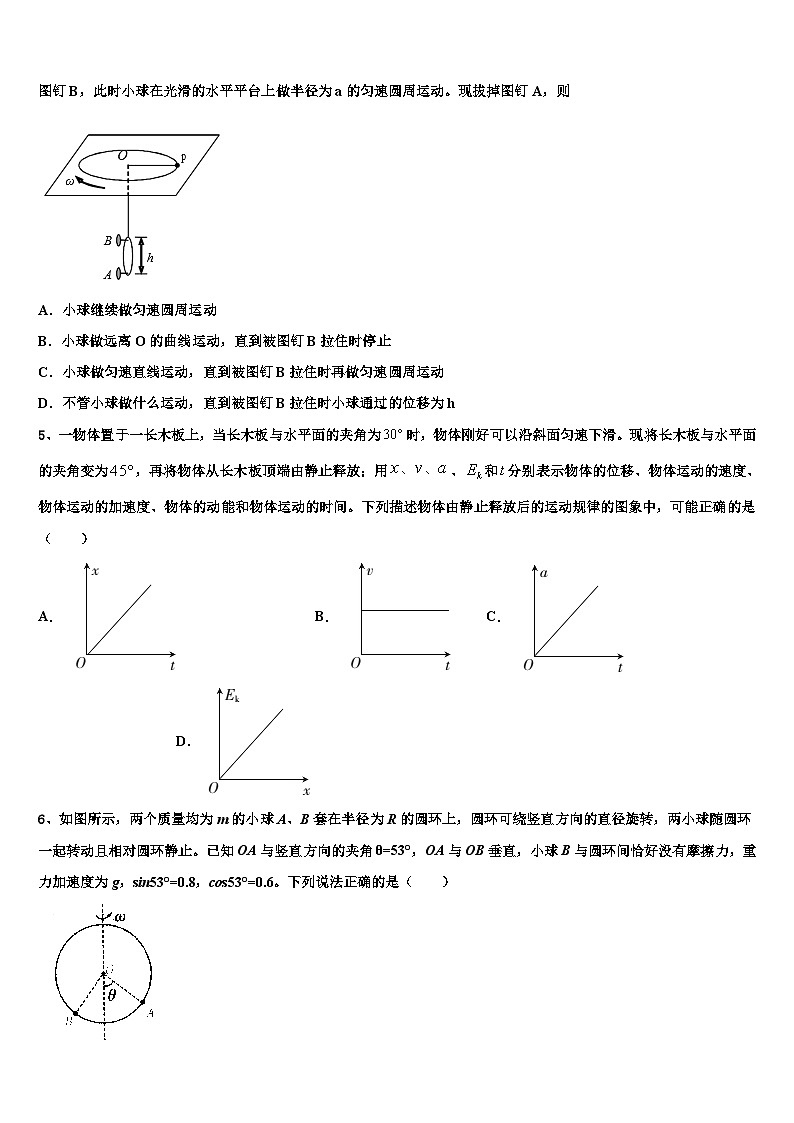 2026届安徽省霍邱县第二中学高考冲刺物理模拟试题含解析第2页