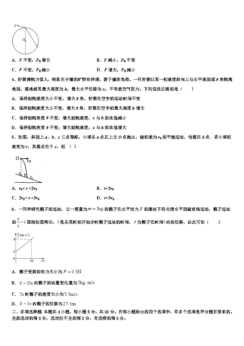 2026届安徽省淮北市濉溪中学高考考前模拟物理试题含解析第2页