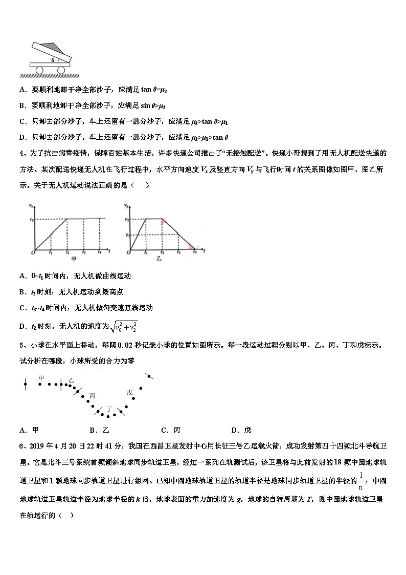 2026届安徽省蒙城县第一中学高考物理三模试卷含解析第2页