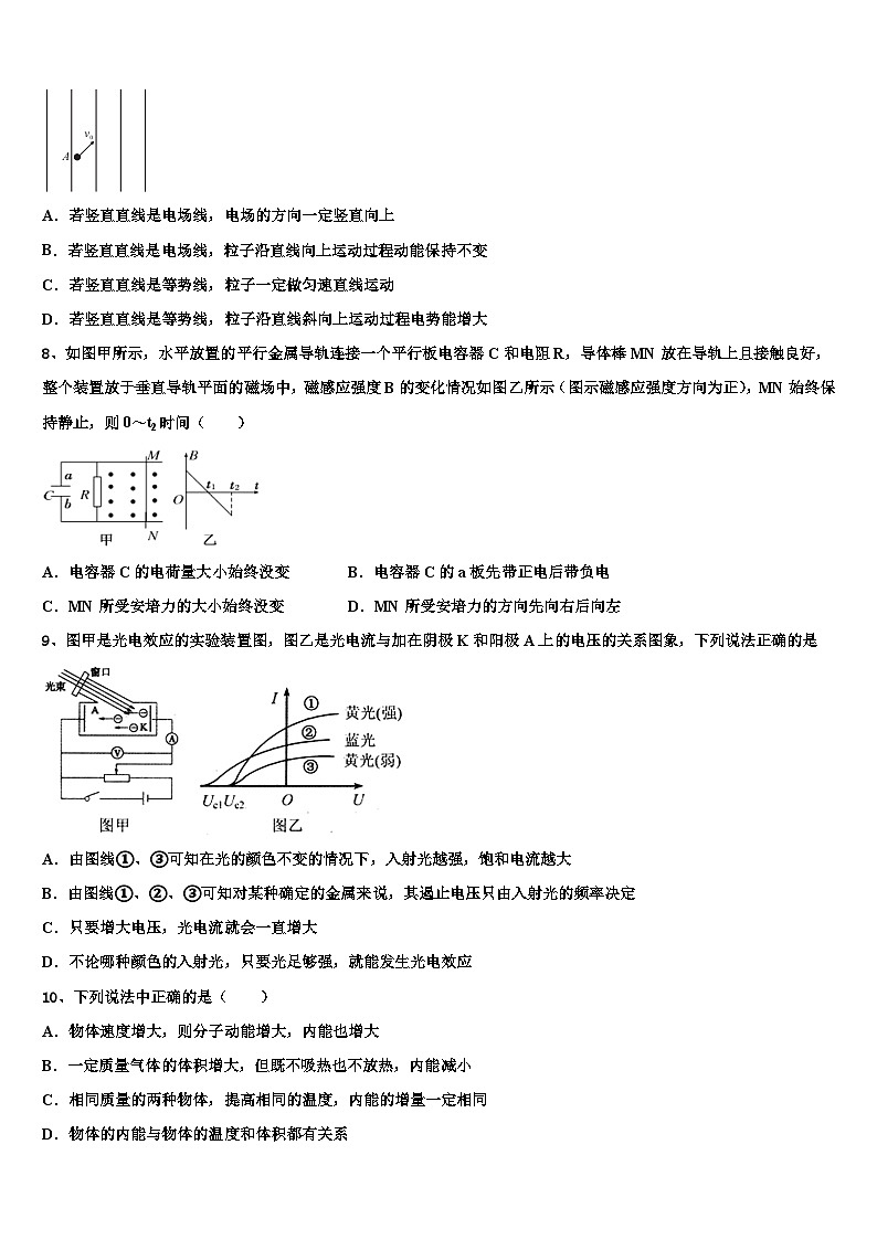 2026届安徽省舒城中学高考物理四模试卷含解析第3页