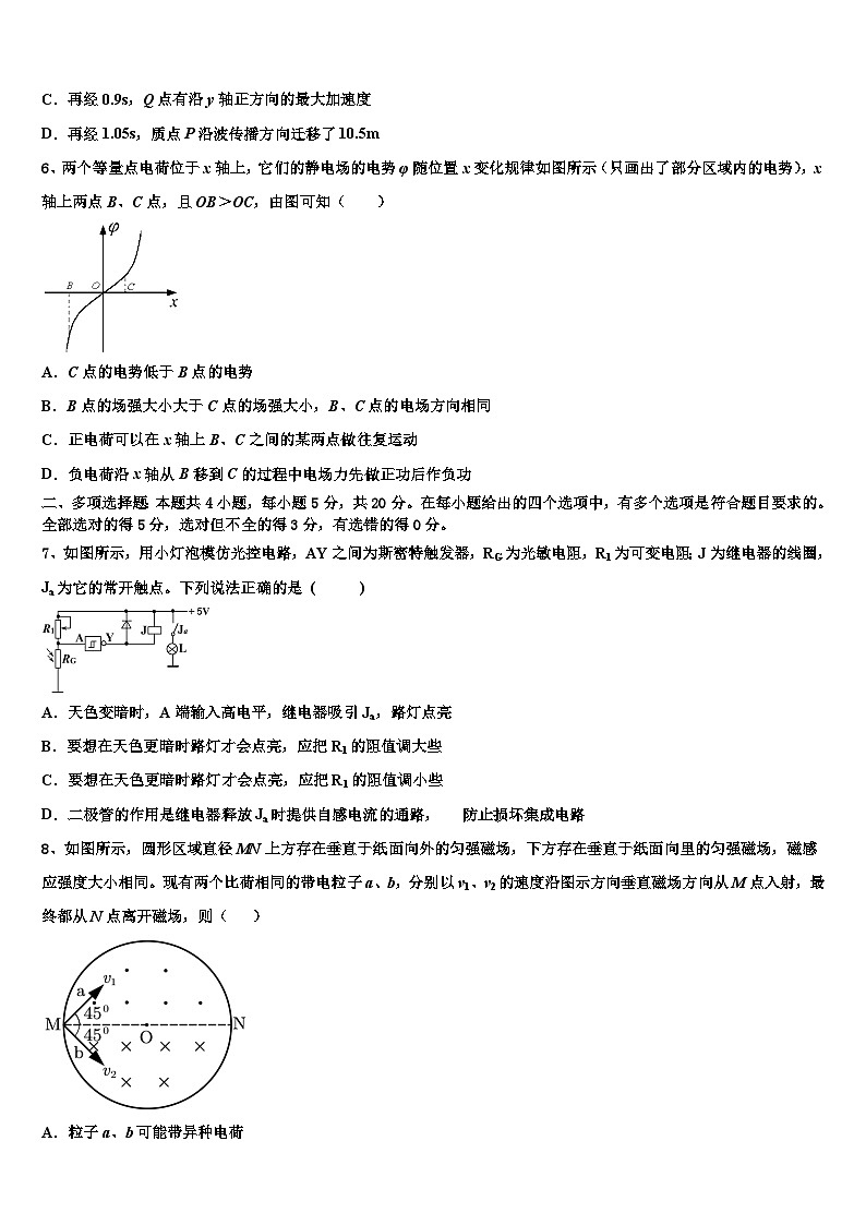 2026届安徽省滁州市来安县第三中学高三冲刺模拟物理试卷含解析第3页