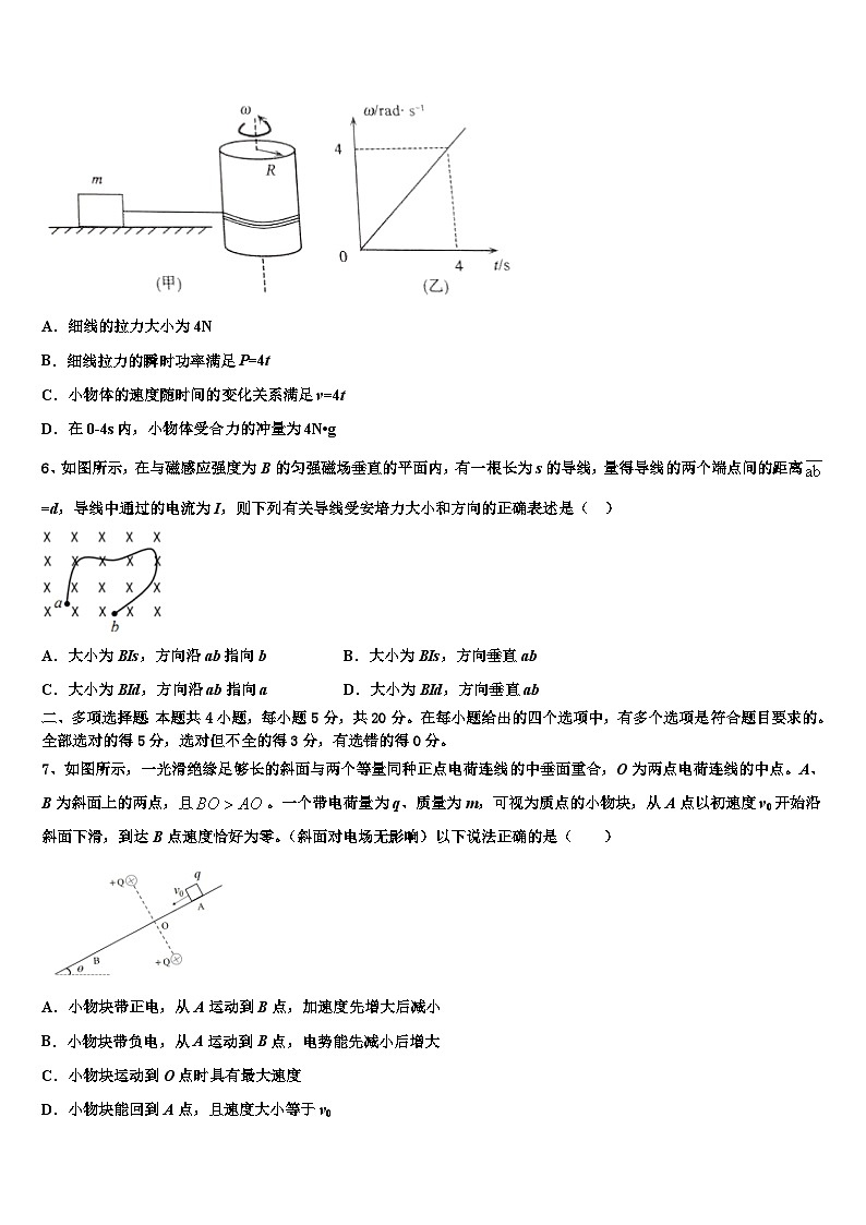 2026届安徽省滁州市高三适应性调研考试物理试题含解析第3页