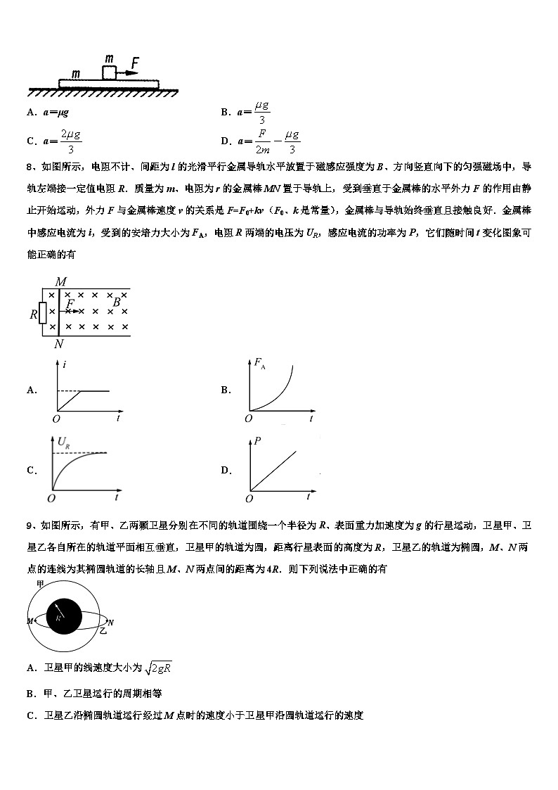 2026届安徽省合肥市肥东县第二中学高三第五次模拟考试物理试卷含解析第3页