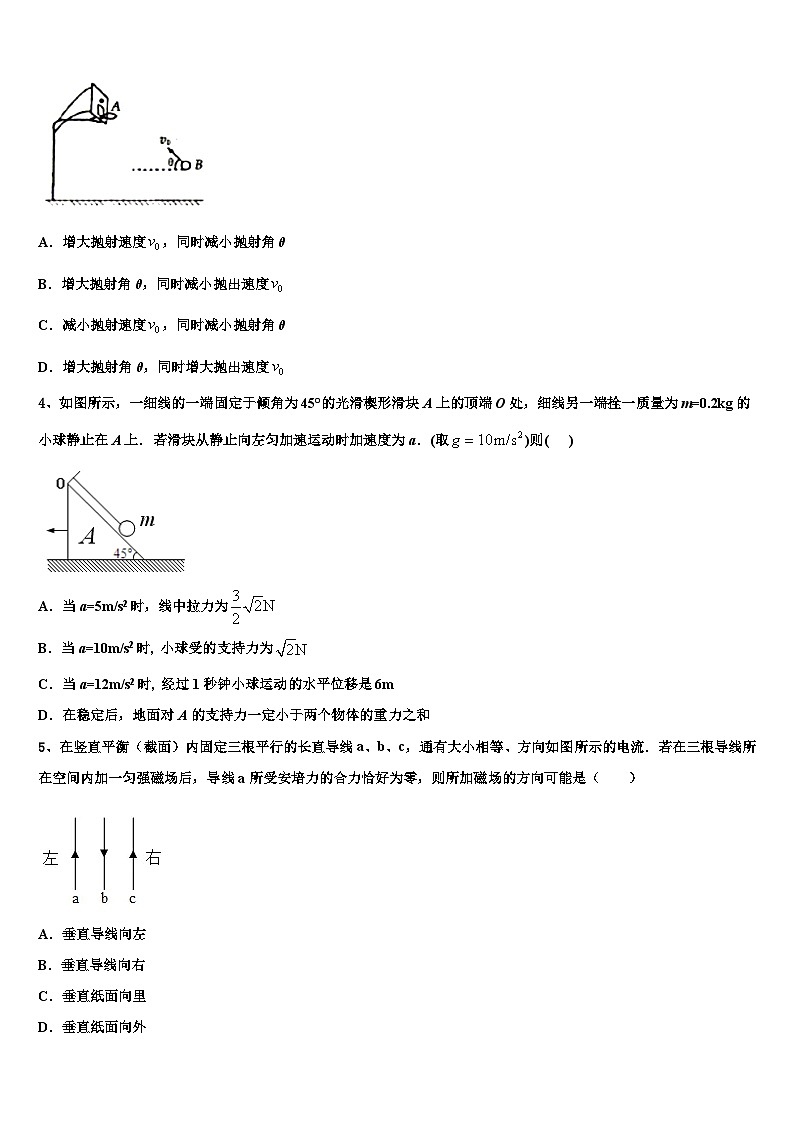 2026届安徽省合肥高升学校高三适应性调研考试物理试题含解析第2页