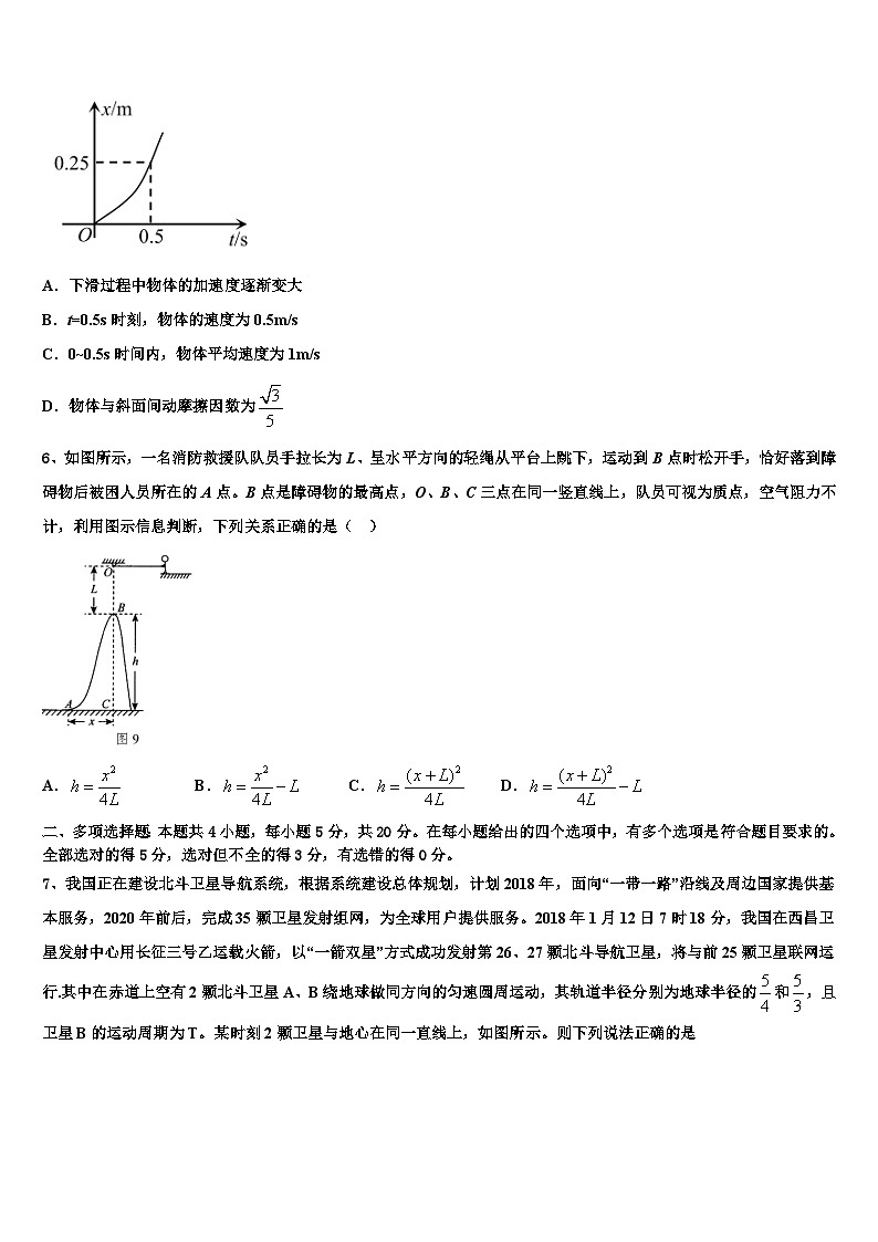 2026届北京市101中学高考物理四模试卷含解析第3页