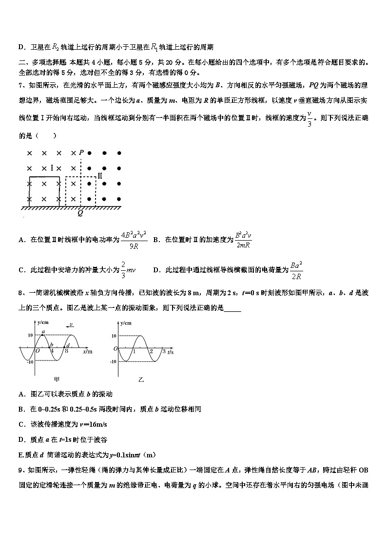 2026届北京市东城区第五十五中学高考考前提分物理仿真卷含解析第3页