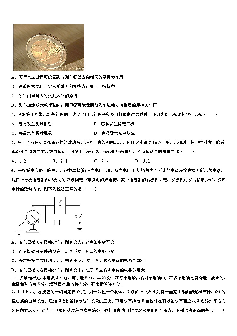 2026届北京市房山区市级名校高考冲刺模拟物理试题含解析第2页