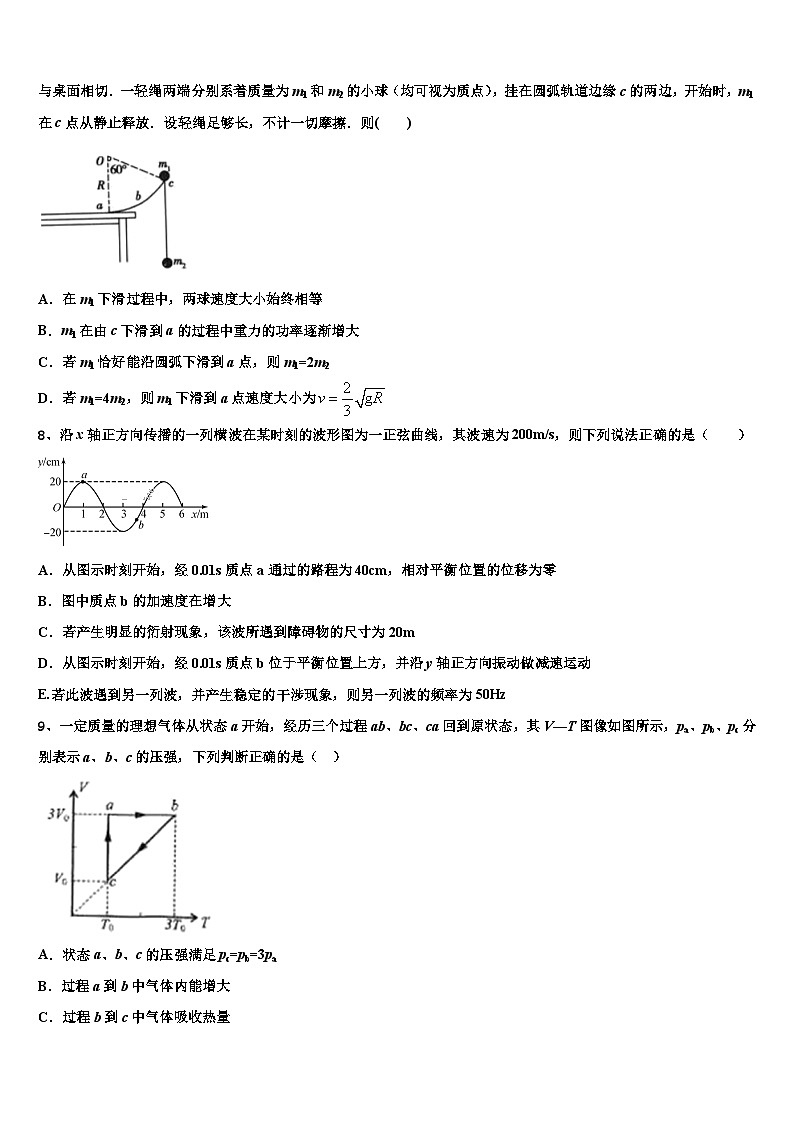 2026届北京十一学校高三3月份第一次模拟考试物理试卷含解析第3页