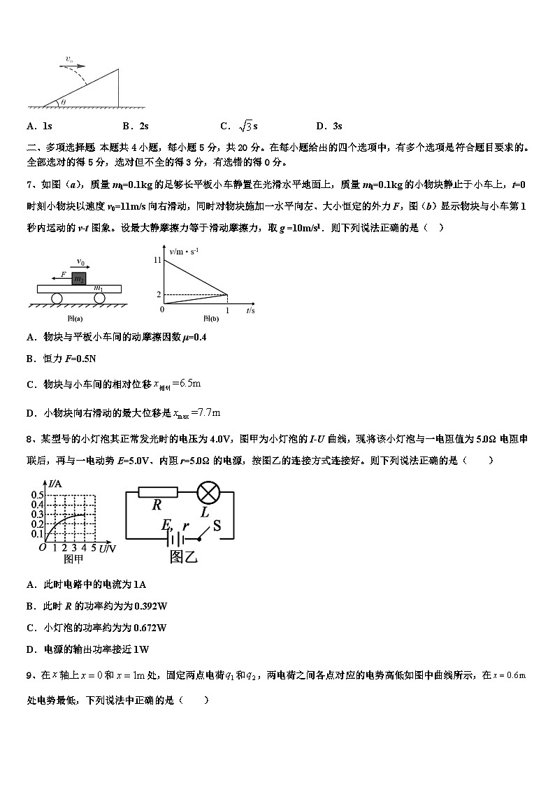 2026届北京科技大学附属中学高三下学期一模考试物理试题含解析第3页