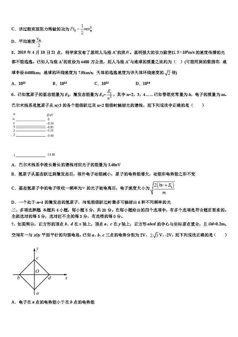 2026届北京市西城区第十五中学高考冲刺押题（最后一卷）物理试卷含解析第2页