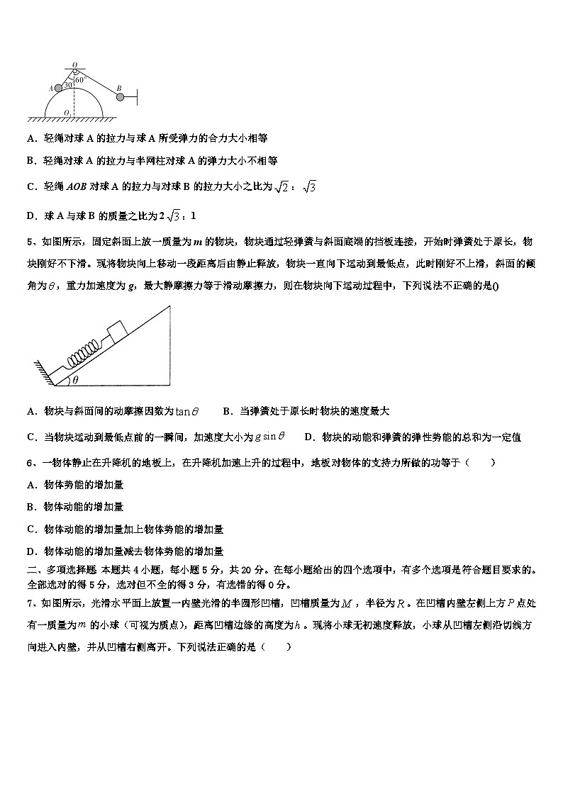 2026届北京市首都师范大学附属中学高考仿真卷物理试题含解析第2页