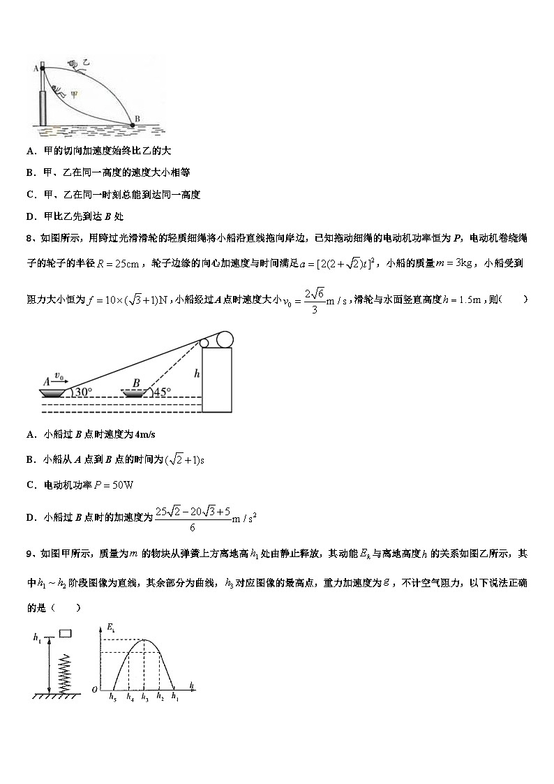 2026届北京市西城区北京第四十四中学高考物理二模试卷含解析第3页