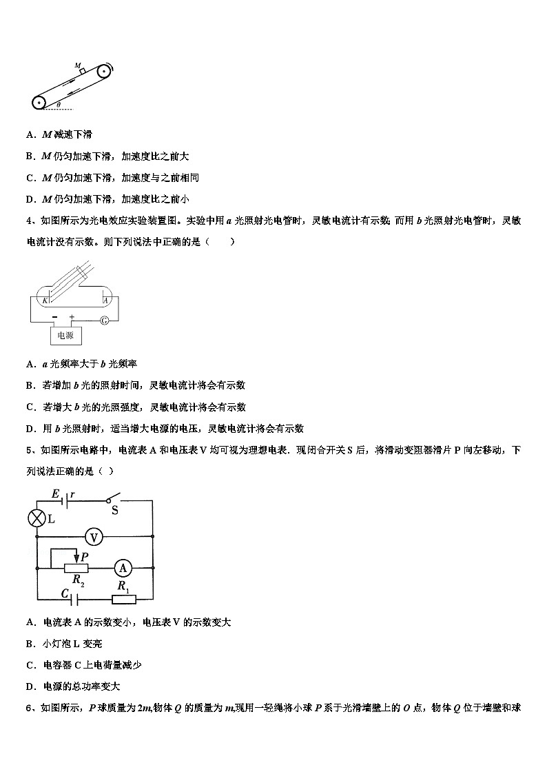 2026届北京市西城区北京师范大学附属实验中学高考物理必刷试卷含解析第2页