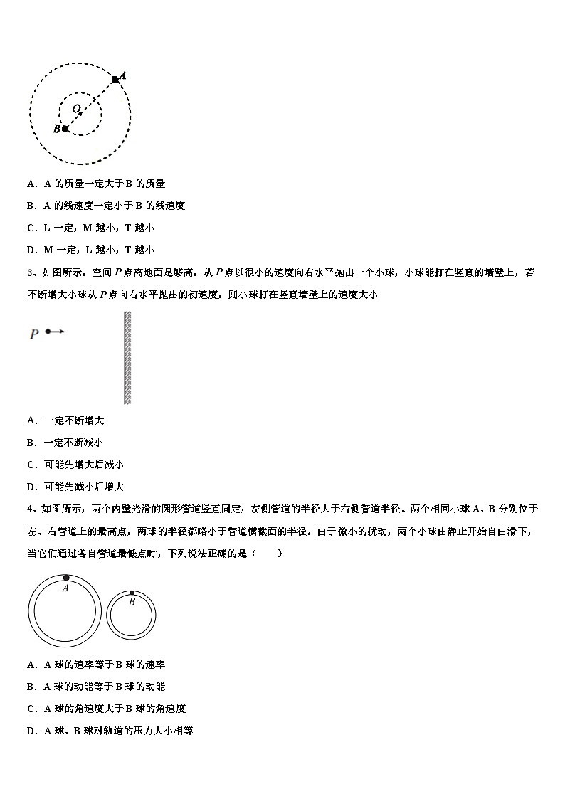 2026届北海市重点中学高考物理二模试卷含解析第2页