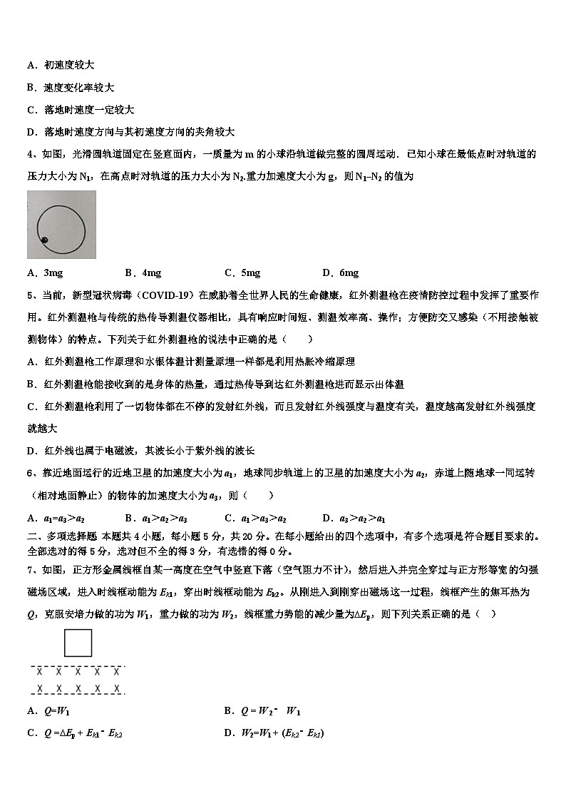 2026届北京大学附属中学高考物理倒计时模拟卷含解析第2页