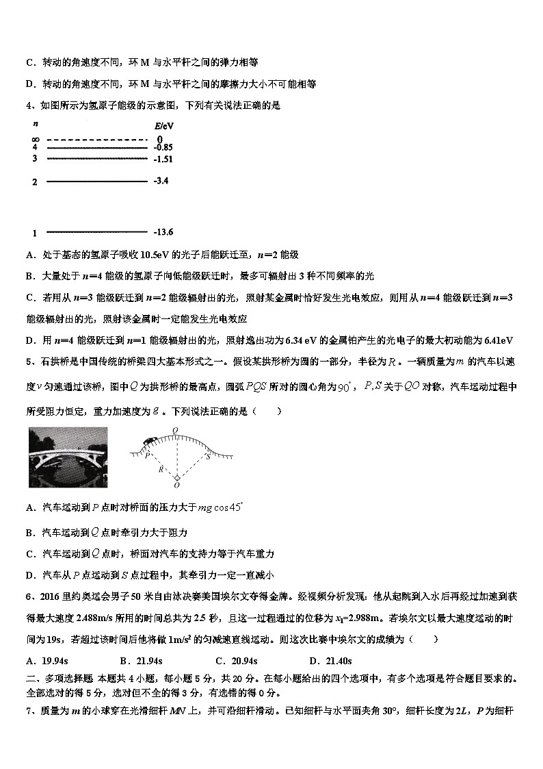 2026届北京市北京师范大学附属中学高三六校第一次联考物理试卷含解析第2页