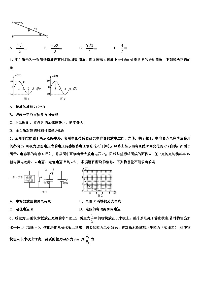 2026届北京师范大学附中高三3月份模拟考试物理试题含解析第2页