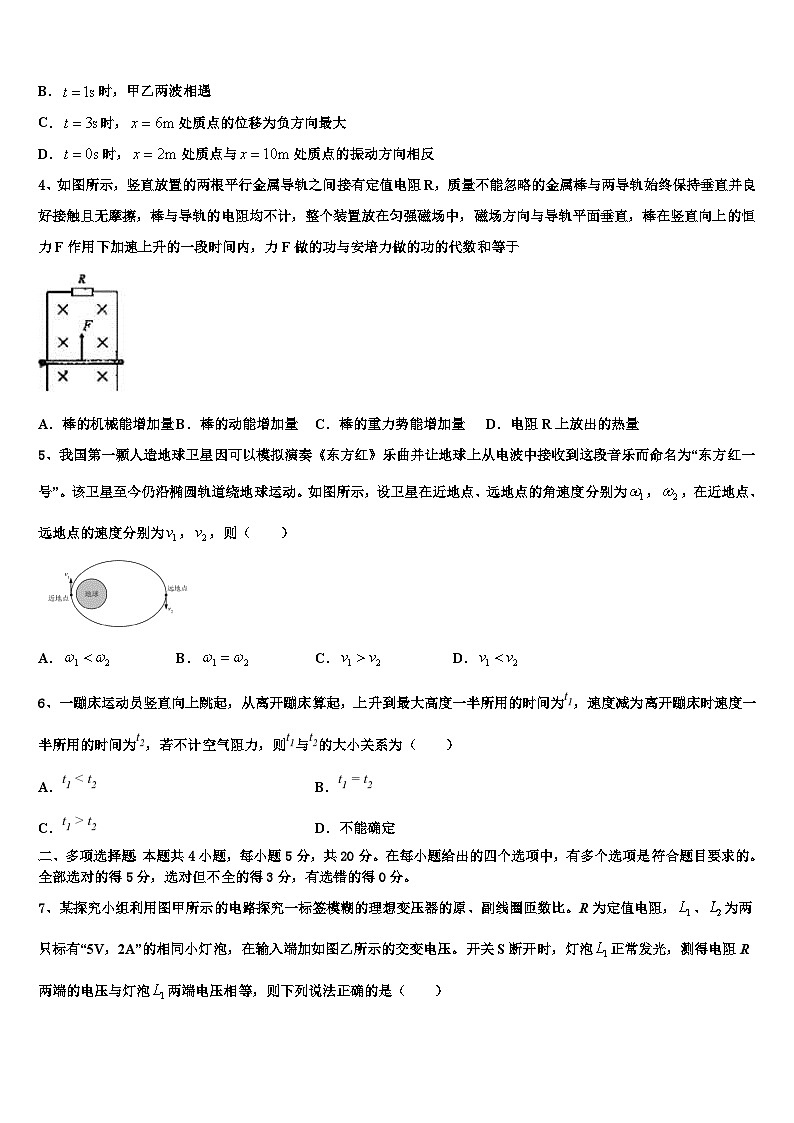 2026届北师大实验中学高三下学期一模考试物理试题含解析第2页