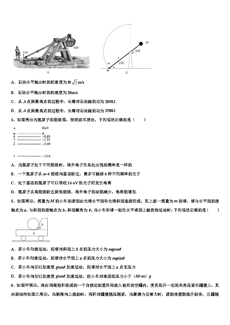 2026届常州市“12校合作联盟”高三下学期联考物理试题含解析第2页