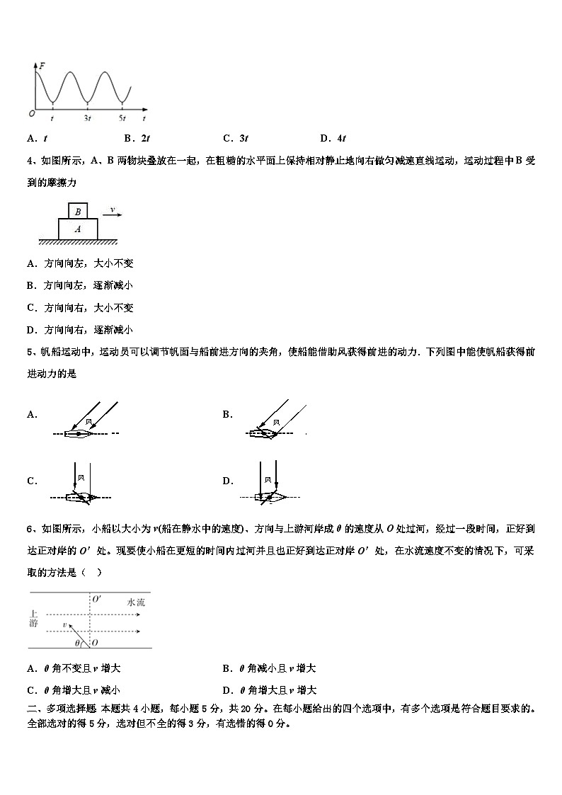 2026届福建省清流第一中学高三下第一次测试物理试题含解析第2页