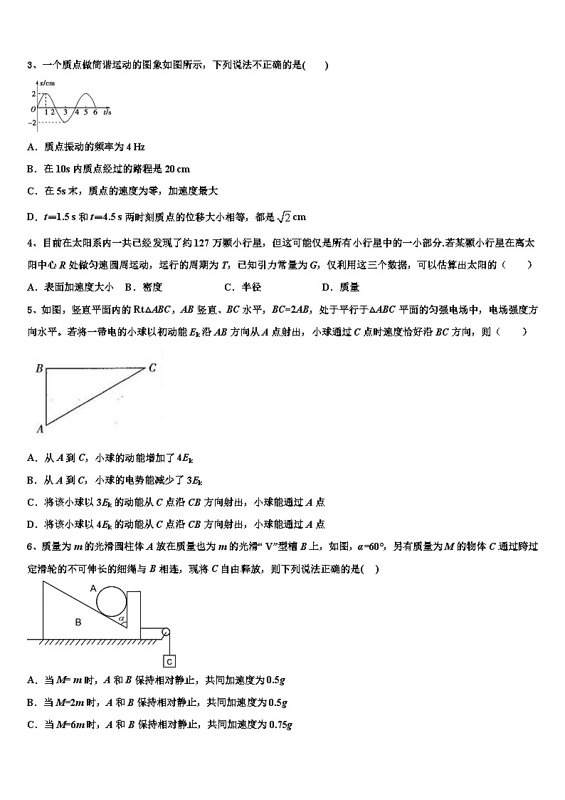 2026届福建省泉州市达标名校高三下学期联合考试物理试题含解析第2页