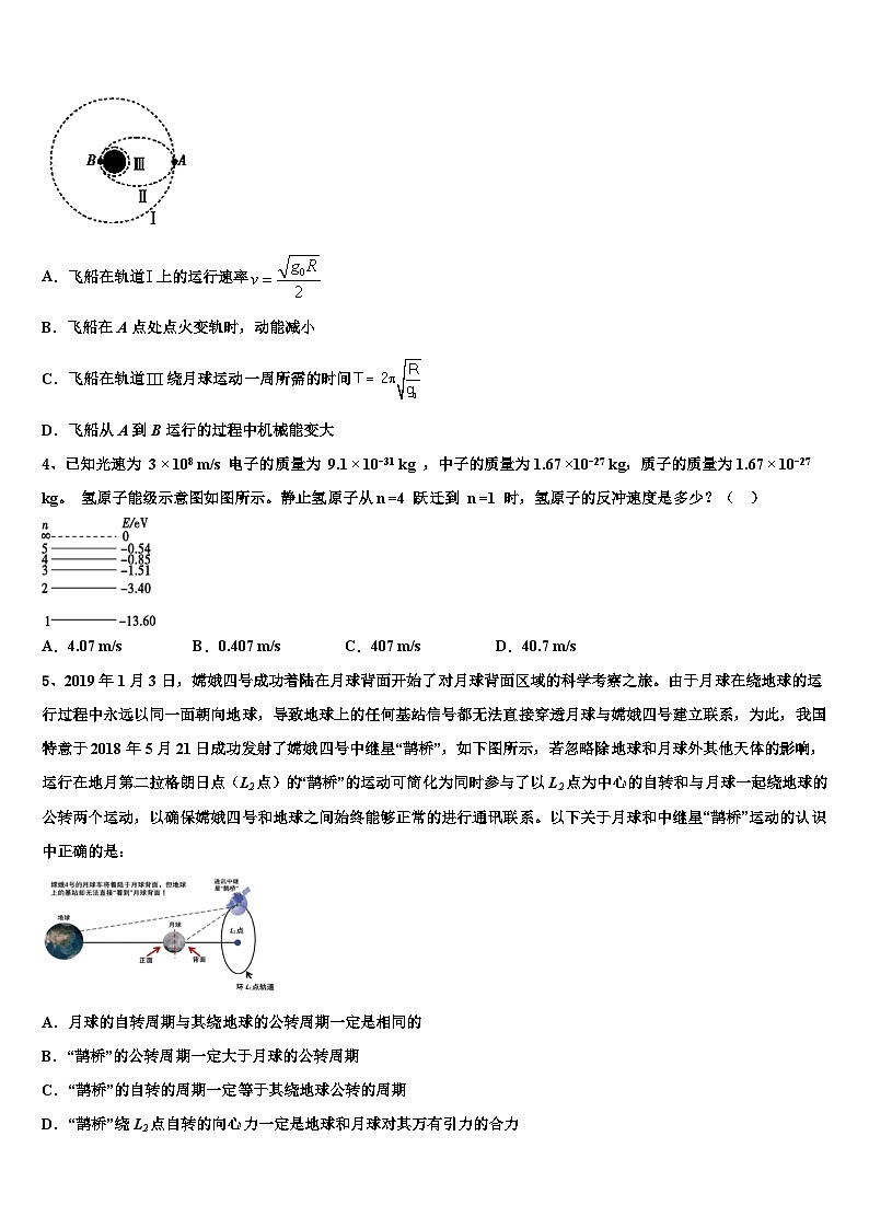 2026届福建省宁德市普通高中毕业班高三下第一次测试物理试题含解析第2页