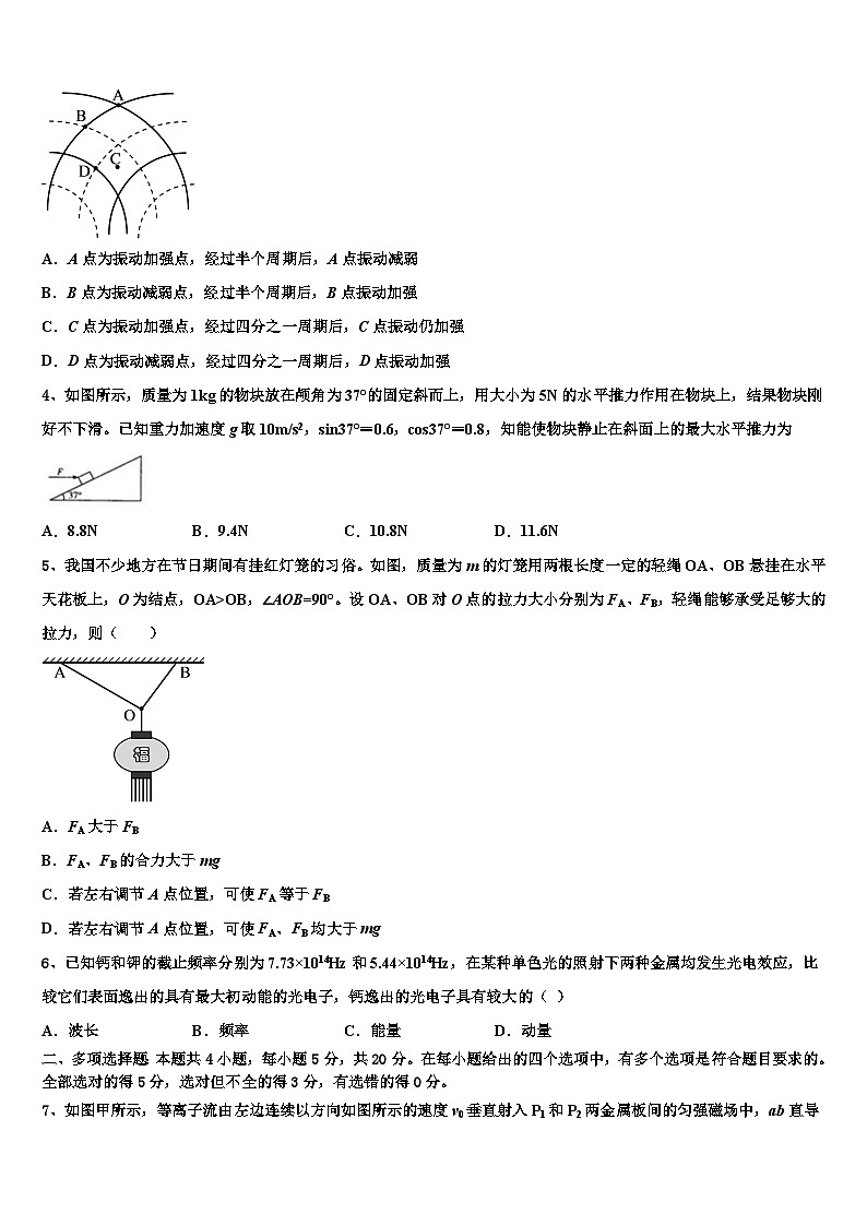 2026届福建省新高考物理四模试卷含解析第2页