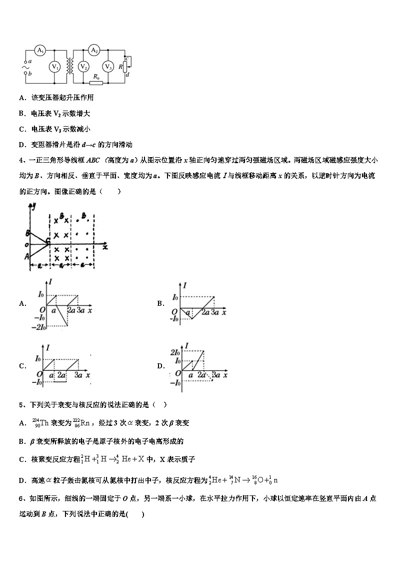 2026届福建省长汀、连城、武平、永定、漳平、上杭六地一中联考高考物理倒计时模拟卷含解析第2页
