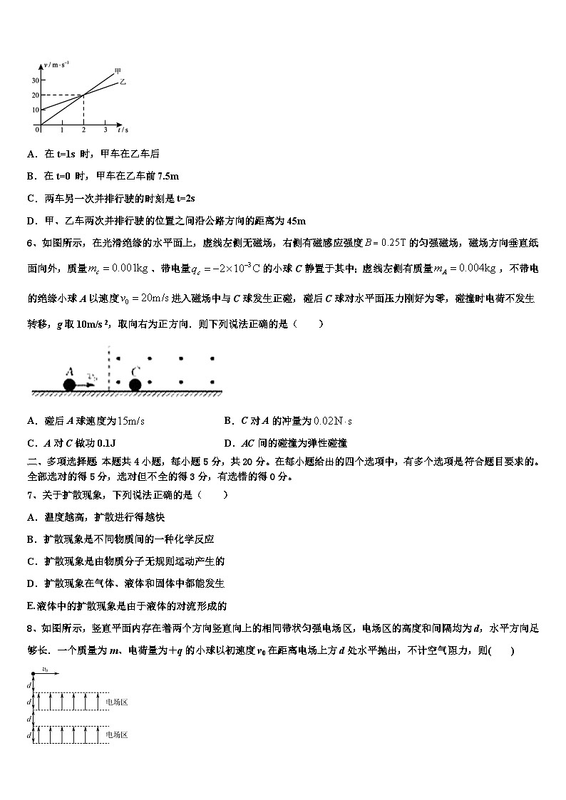 2026届福建省长泰一中解析重点中学高三最后一卷物理试卷含解析第3页