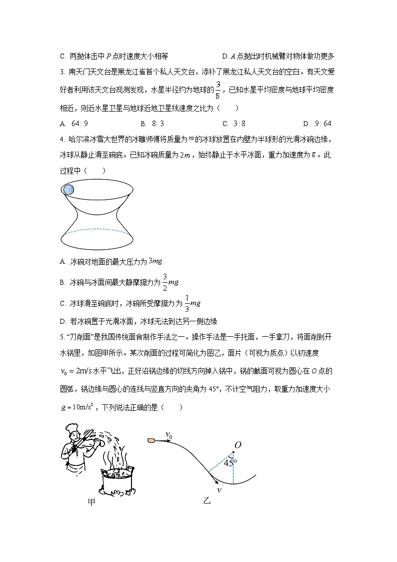 2025-2026学年黑龙江省新时代高中教育联合体高三上学期11月期中物理试卷（学生版）第2页